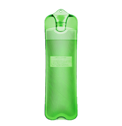 Long plush hot water bottle